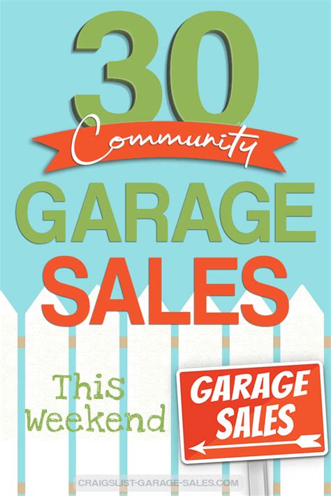 see also. . Craigslist garage sales this weekend